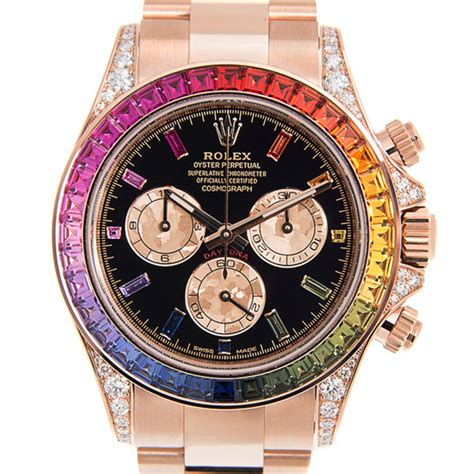 rolex rainbow women|Rolex rainbow 2021 price.